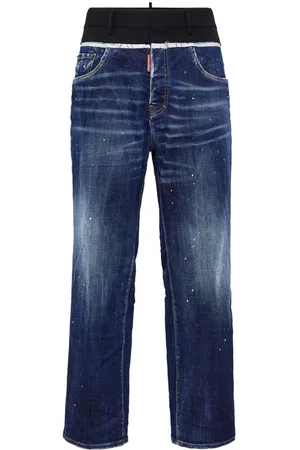 Dsquared2 Pantalon jeans dsquared pantalon jeans hombre cut off loose fit jean - s74lb1508s30664 470 talla 46