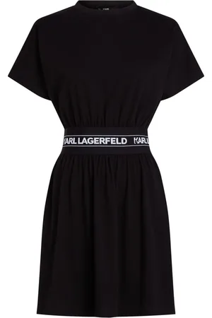 Karl Lagerfeld Vestido vestido mujer logo tape t-shirt dress - 245w1351 999 talla XS