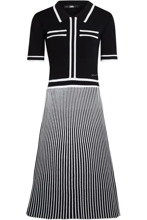 Karl Lagerfeld Vestido vestido mujer pleated knit dress - a1w13026 998 talla S