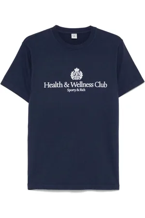 Sporty & Rich Top top mujer h&w crest t shirt - to043612241bl106 3902 talla XS