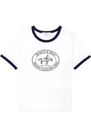 Sporty & Rich Top top mujer riding club ringer tee - to073612244wh01 48 talla XS