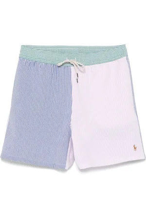 Ralph Lauren Trunk trunk hombre traveler-mid-trunk - 710963307001 seersucker preppy funshort talla S