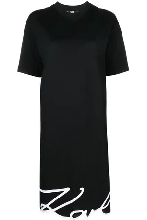 Karl Lagerfeld Vestido vestido mujer karl signature hem dress 231w1357 999 talla XS