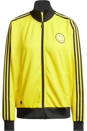 adidas Outerwear outerwear mujer smiley tracktop - jd2737 yellow talla XS