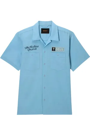 Deus Ex Machina Camiseria camiseria hombre forecourt shirt - dmp255066 sky blue talla S