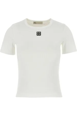 Tory Burch Top top mujer cotton rib logo tee - 170886047 047 talla S