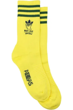 adidas Calcetines calcetines hombre brain dead sock - jn7154 byello amagrn conavy talla M