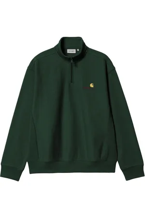 Carhartt Sudadera carhartt sudadera hombre half zip american script sweat - i027014 cixx talla S