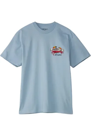 Carhartt Camiseta carhartt camiseta hombre s/s crab paint t-shirt??organic cotton single jersey - i034778 0f4xx talla S