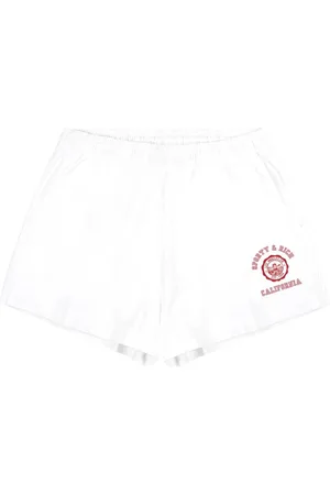 Sporty & Rich Pantalon corto pantalon corto mujer california emblem disco short - sh037606508wh01 48 talla XS