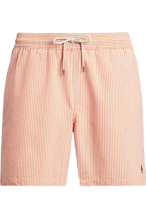 Ralph Lauren Trunk trunk hombre traveler-mid-trunk - 710957784006 classic peach seersucker talla S