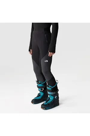 The North Face Pantalones Térmicos Mujer - Dawn Turn - Asphalt Grey/TNF  Black/Powder Teal