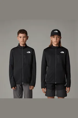 The North Face $$ Chaqueta De Capa Intermedia De Senderismo Con Cremallera Integral Para Jóvenes Tamaño L male