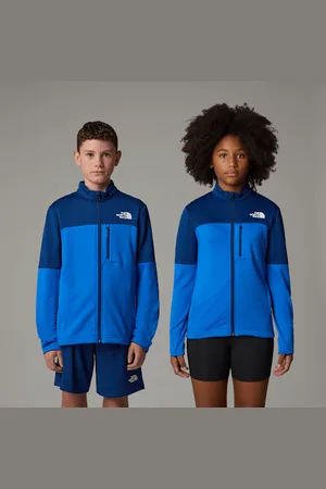 The North Face $$ Chaqueta De Capa Intermedia De Senderismo Con Cremallera Integral Para Jóvenes Tamaño L male