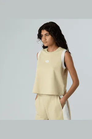 The North Face Top Corto Y Holgado Sin Mangas En Tejido Terry Para Mujer Tamaño L female