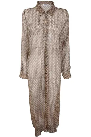 Marine Serre Vestido Midi