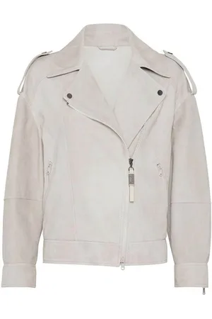 Brunello Cucinelli Chaqueta De Cuero