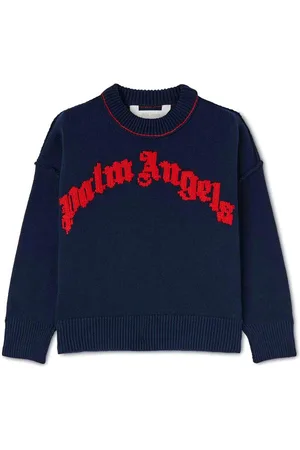 Palm Angels Suéter Cuello Redondo