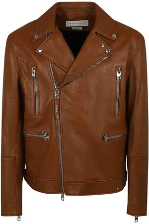 Alexander McQueen Chaqueta De Cuero