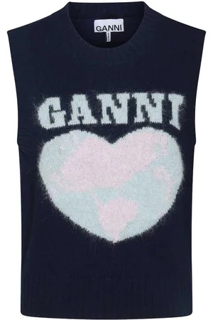 Ganni Suéter Cuello Redondo