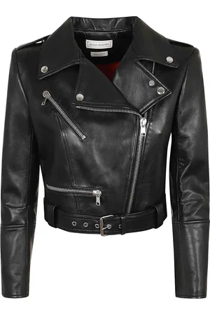 Alexander McQueen Chaqueta De Cuero