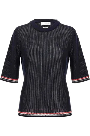 Thom Browne Suéter Cuello Redondo