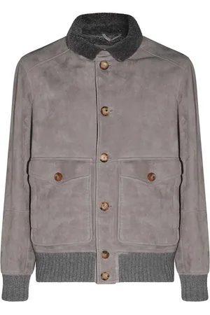 Brunello Cucinelli Chaqueta De Cuero