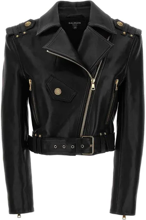 Balmain Chaqueta De Cuero