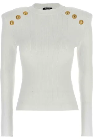 Balmain Suéter Cuello Redondo