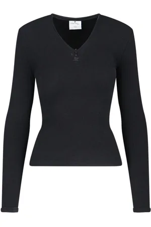 Courrèges Suéter Cuello Redondo