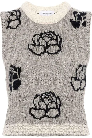 Thom Browne Suéter Cuello Redondo
