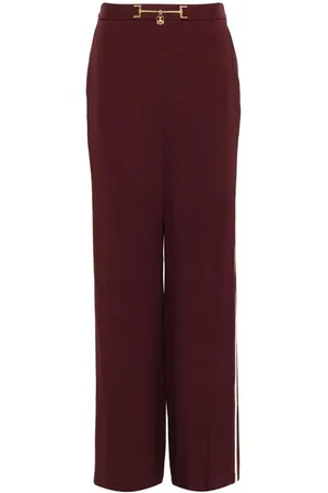 Elisabetta Franchi Pantalones de color rojo