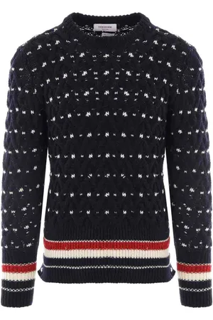 Thom Browne Suéter Cuello Redondo