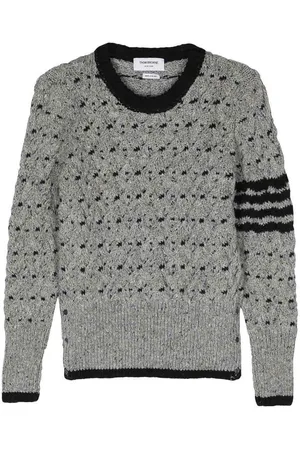 Thom Browne Suéter Cuello Redondo