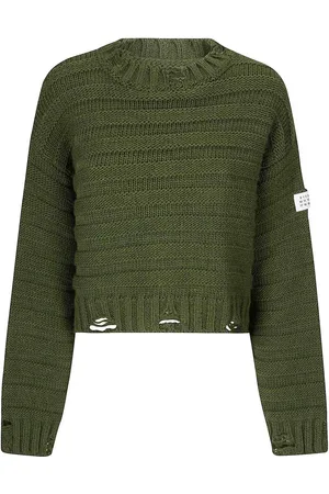 Maison Margiela Suéter Cuello Redondo