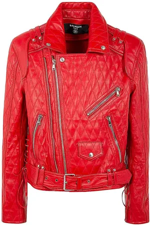 Balmain Chaqueta De Cuero