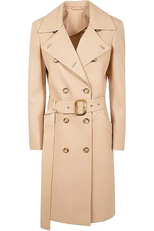 Sportmax Abrigo De Cuero