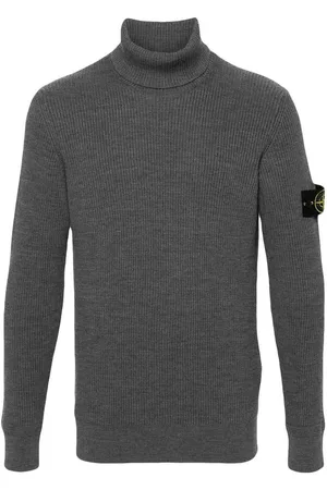 Stone Island Suéter Con Cuello Alto