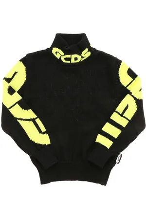 GCDS Suéter Con Cuello Alto