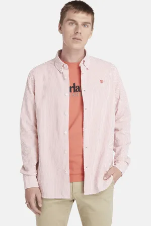Timberland Camisa de sirsaca a rayas para hombre en