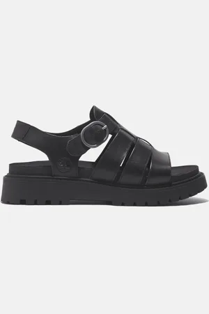 Timberland Sandalias Fisherman Clairemont Way para mujer en negro