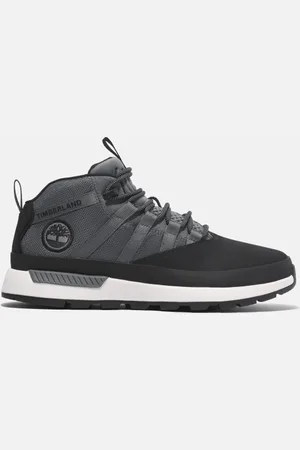 Timberland Zapatillas de caña baja con cordones Euro Trekker para hombre en negro y gris