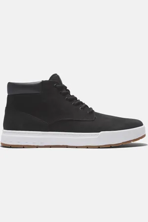 Timberland Zapatillas de media caña con cordones Maple Grove para hombre en negro