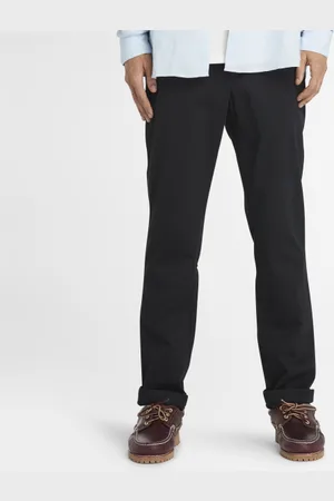 Timberland Pantalones chinos de sarga elástica para hombre en negro