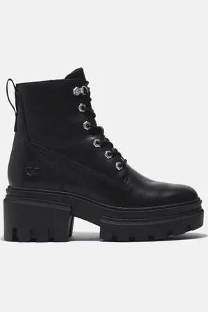 Timberland Botas de media caña con cordones Everleigh para mujer en negro