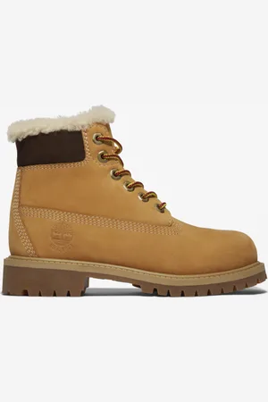 Timberland Botas de invierno 6 Inch Premium impermeables para niño (de 35