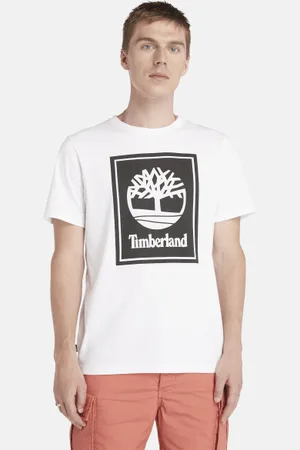 Timberland Camiseta de manga corta con logotipo multicapa para hombre en