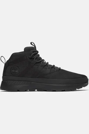 Timberland Zapatillas de caña baja con cordones Euro Trekker para hombre en negro monocromático