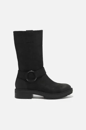 Timberland Botas de caña alta sin cordones Brimfield para mujer en negro