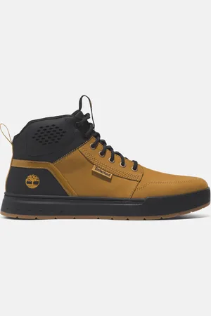 Timberland Zapatillas de media caña con cordones Maple Grove para hombre en negro y